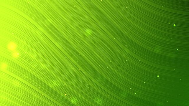 Vibrant green hues with dynamic lines and abstract texture detail. Suitable for environmental campaigns, technology ads, or modern designs. 