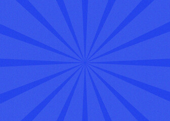 Blue sunburst pattern with a grainy texture effect