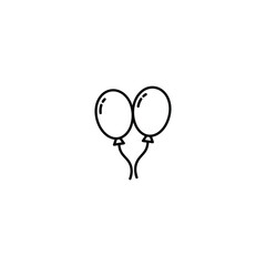 Floating Festive Eid Balloons Icon