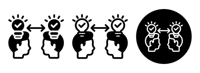 Obraz premium Understanding Icon Collection Glyph & Mixed Style