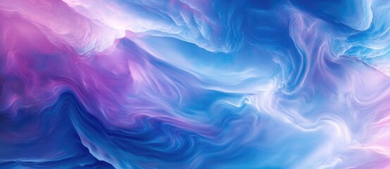 Swirling colors in vibrant abstract landscape