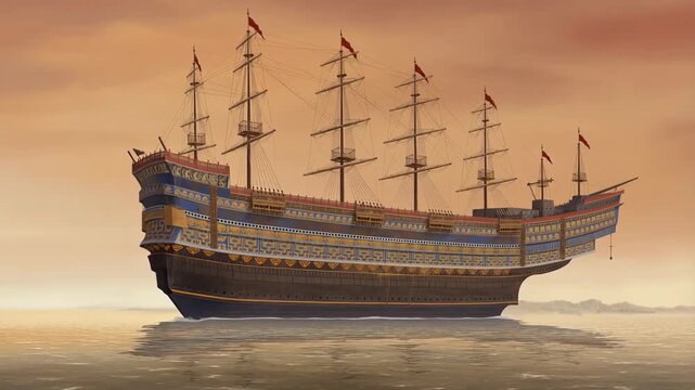 Medieval Ship &mdash; Chinese Treasure Ship (Zheng He)