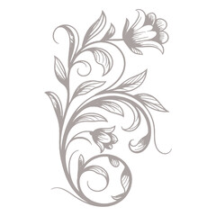 Fototapeta premium Flora Design, the art of using plant materials and flowers to create a balanced and visually appealing arrangement