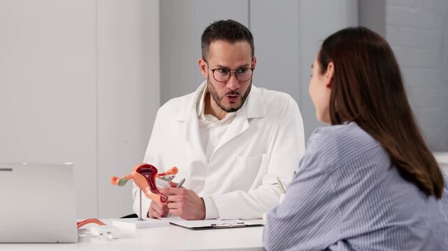 Gynecologist Examines Woman And Explain Something