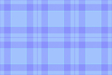 Golf pattern vector check, youth textile background seamless. Flowing fabric plaid tartan texture in blue and teal colors.