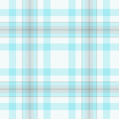 Repeating tartan fabric vector, comfort pattern texture textile. Kid seamless check background plaid in light and light gray colors.