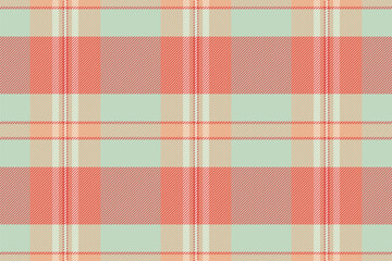 Seamless plaid pattern in red, beige, and green. Classic textile design for backgrounds, apparel, or crafts. Versatile texture adding cozy charm.