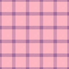 Delicate plaid pattern in pink and mauve. Textile design for fashion, backgrounds, or crafts. Creates a sweet, cozy, vintage, or feminine aesthetic.