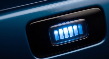 Charging Interface Showing Battery Status on Electronic Device, Illustrating Energy Levels