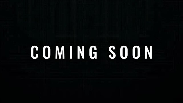 Anticipate the Excitement Coming Soon, Awaited Announcement 4K Motion Animation