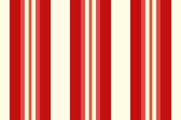 Naklejka premium Rotel pattern background vector, soft vertical seamless textile. Mogue fabric lines stripe texture in red and light yellow colors.