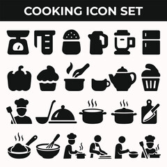 Cooking Icons set design