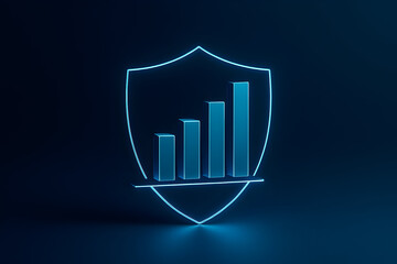 Secure business growth and data protection concept