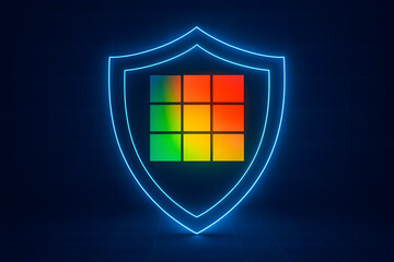 Cybersecurity risk dashboard protection shield