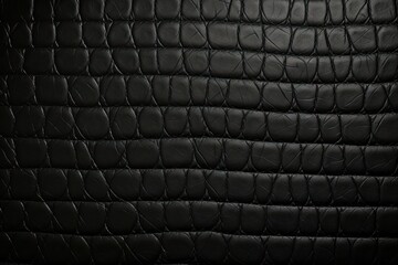 Fototapeta premium Black leather backgrounds textured repetition.