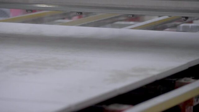 Ceramic tile factory. Efficient operation of dedicated tile production line