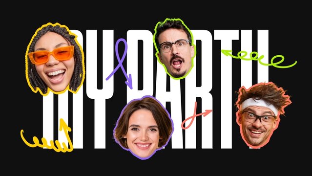 Bold & Colorful Face Intro