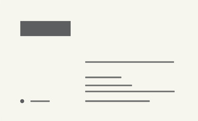 Simple Flat Style Company Business Card Document Template Layout