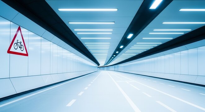 Cyclist Tunnel: Modern Infrastructure And Pathway For City Bicycle Transportation Design