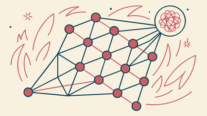 Complex Network Data Problem System Chaos Concept Isolated background