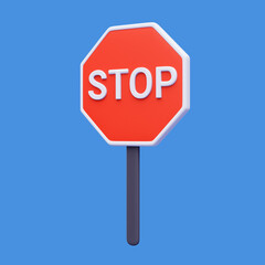 stop sign on the street