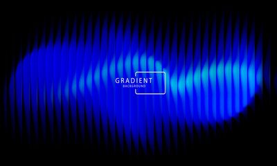 Futuristic neon gradient pattern with diagonal glowing lines blending smooth and radiant colors. Minimalistic abstract dark background perfect for creative digital tech designs. Vector illustration 