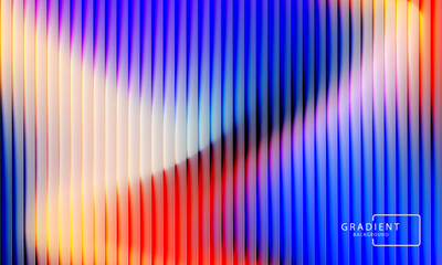 Futuristic neon gradient pattern with diagonal glowing lines blending smooth and radiant colors. Minimalistic abstract dark background perfect for creative digital tech designs. Vector illustration 