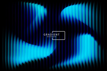 Futuristic neon gradient pattern with diagonal glowing lines blending smooth and radiant colors. Minimalistic abstract dark background perfect for creative digital tech designs. Vector illustration 