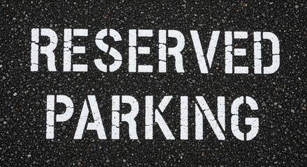 Designated Parking Area on Asphalt Surface Provides Guaranteed and Easy Accessibility