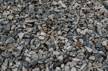 background with grey gravel texture