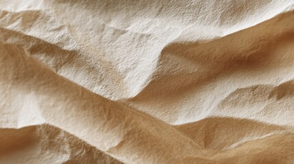 Textured paper surface with deep creases under soft light in a neutral palette