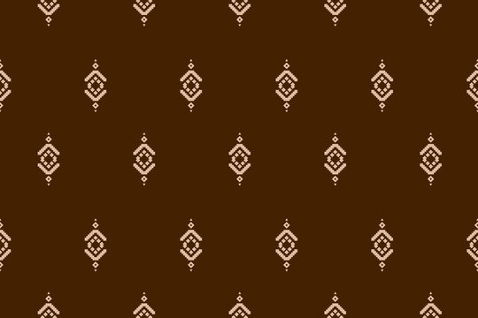 traditional ornamental motif design printed fabric material