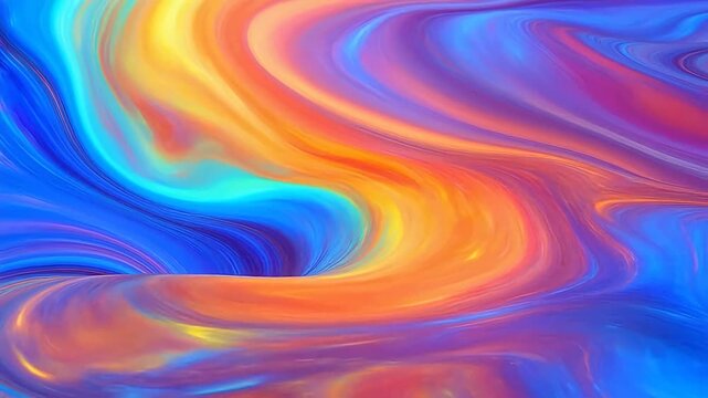 Colorful abstract swirling pattern