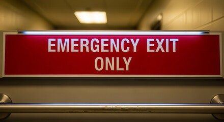 Emergency Exit Sign, Guidance For Safe Passage in Buildings and Public Centers