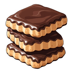 Mostaccioli Cookies Traditional Italian Christmas Treat Vector Illustration  

