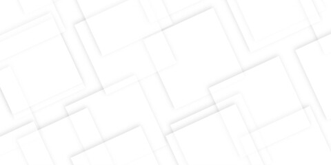 White-Gray abstract vector background. Digital technology concept. Modern transparency rectangle shapes.