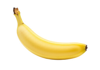 Isolated Tropical Banana Fruit Single Yellow Exotic Food Healthy Diet Organic Sweet Treat