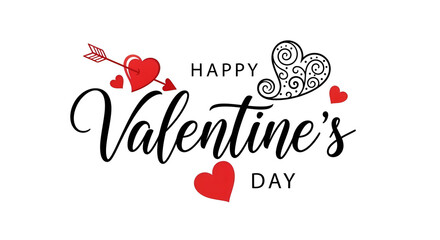 Happy Valentines Day Love Heart Greeting
