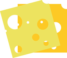 Cheese slice illustration