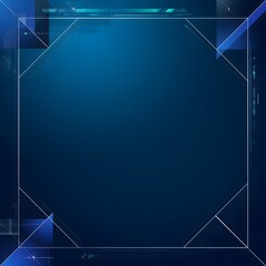 Digital Blue Tech Frame