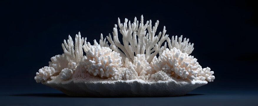 The intricate 3d printed coral reef structure showcases detailed and durable design elements.