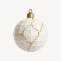 Obraz premium Elegant ceramic ornament with gold.