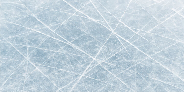 Blue ice texture background with abstract snow, cold winter nature surface pattern, and bright light frost