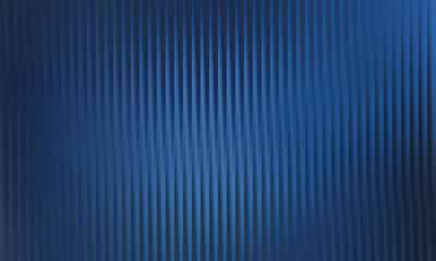 Obraz premium Dark blue abstract background with subtle vertical corrugated line texture