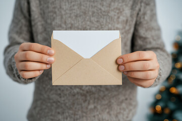 Manager Handing Out Holiday Bonus Envelopes