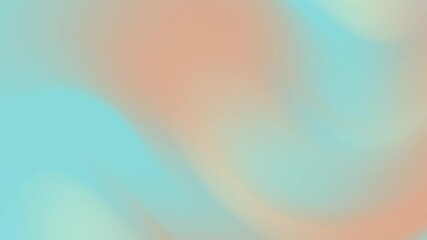 Blurred abstract background with teal and peach colors. - Powered by Adobe