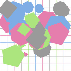 indigo badge abstract vector