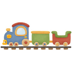 wooden toy train