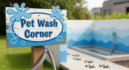 Inviting Pet Wash Corner, Ready to Pamper And Clean Your Beloved Companions
