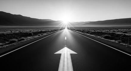 Journey Toward Dawn: Black and White Road Leads To A Bright Future Ahead